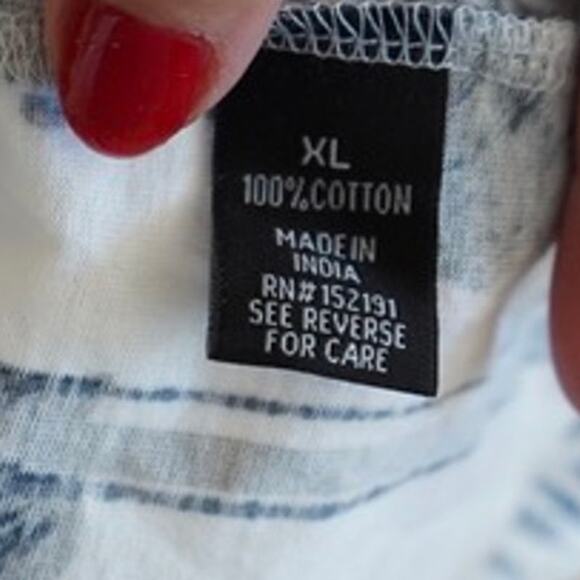 Knickerbocker Short Sleeve Pullover Round Neck Shirt White Mens Size XL - Picture 5 of 6